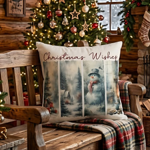 Cosy Christmas Wishes Accent Pillow