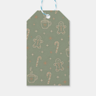 Cosy Cocoa Gingerbread Christmas Gift Tags