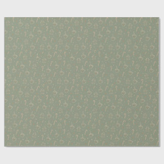 Cosy Cocoa Gingerbread Christmas Wrapping Paper