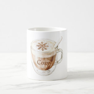 Cosy Cocoa Snowflake Coffee Mug