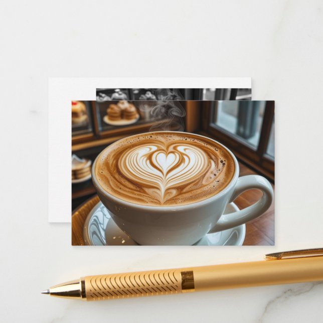 cosy coffee shop enclosure card (Front/Back In Situ)