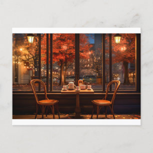 Cosy Coffee Shop Postcard