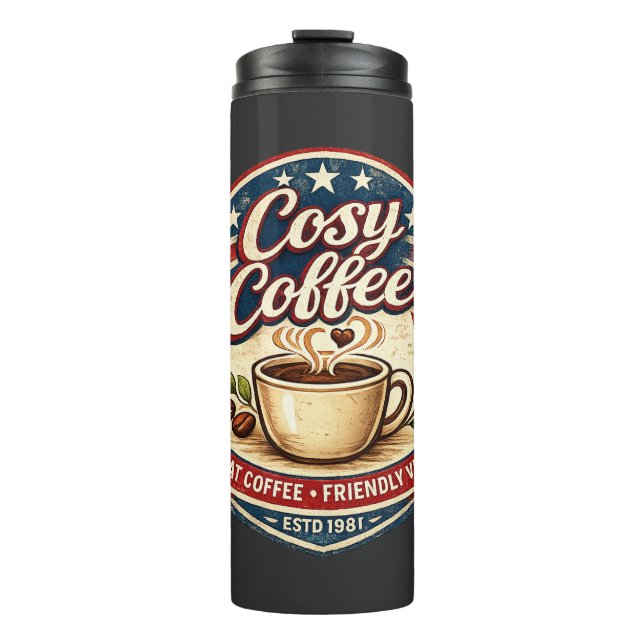 Cosy Coffee Thermal Tumbler (Front)