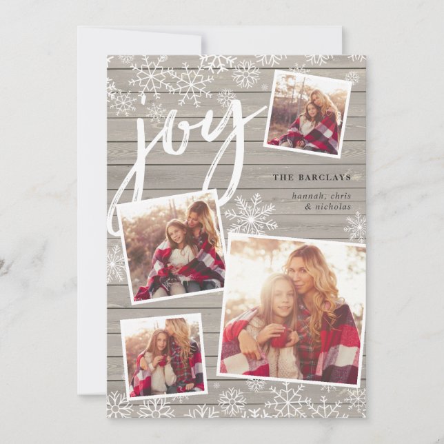 Cosy Collection | Christmas Photo Collage Card (Front)