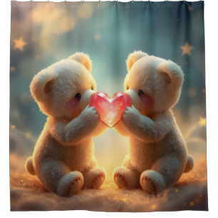Cosy Companions – Adorable Animal Friends Shower Curtain