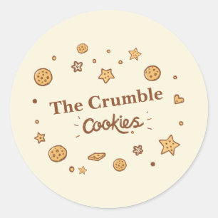 Cosy Cookie Delights  Classic Round Sticker
