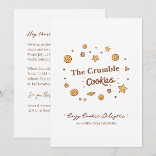 Cosy Cookie Delights  Invitation