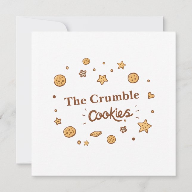 Cosy Cookie Delights  Invitation (Front)