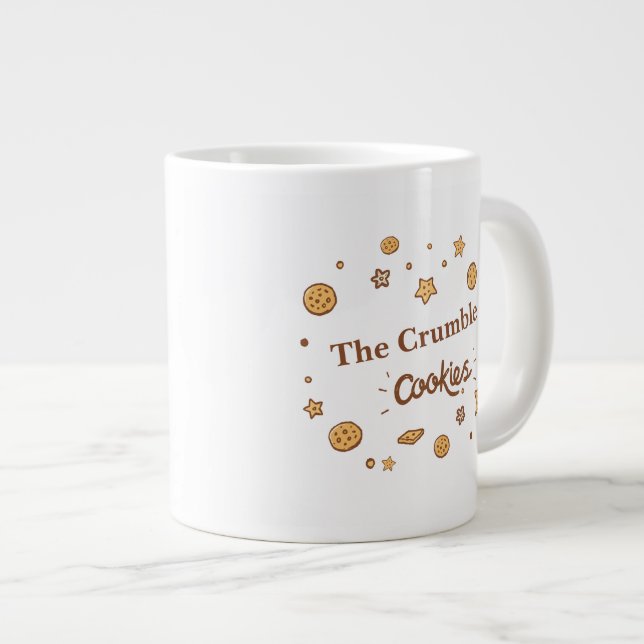 Cosy Cookie Delights Large Coffee Mug (Front Right)