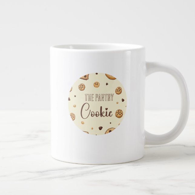 Cosy Cookie Delights  Large Coffee Mug (Right)