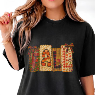 Cosy Coquette Fall -themed T-Shirt