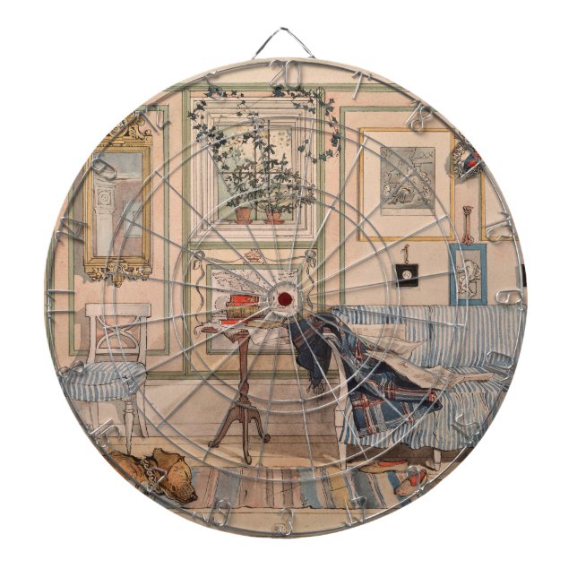Cosy Corner (by Carl Larsson) Dartboard (Front)