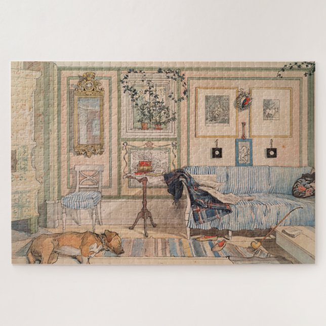 Cosy Corner (by Carl Larsson) Jigsaw Puzzle (Horizontal)
