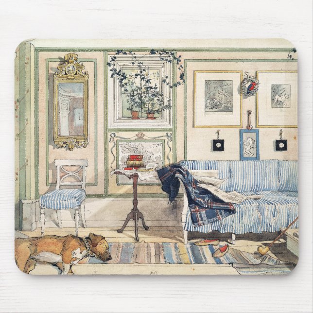 Cosy Corner by Carl Larsson Mouse Mat (Front)