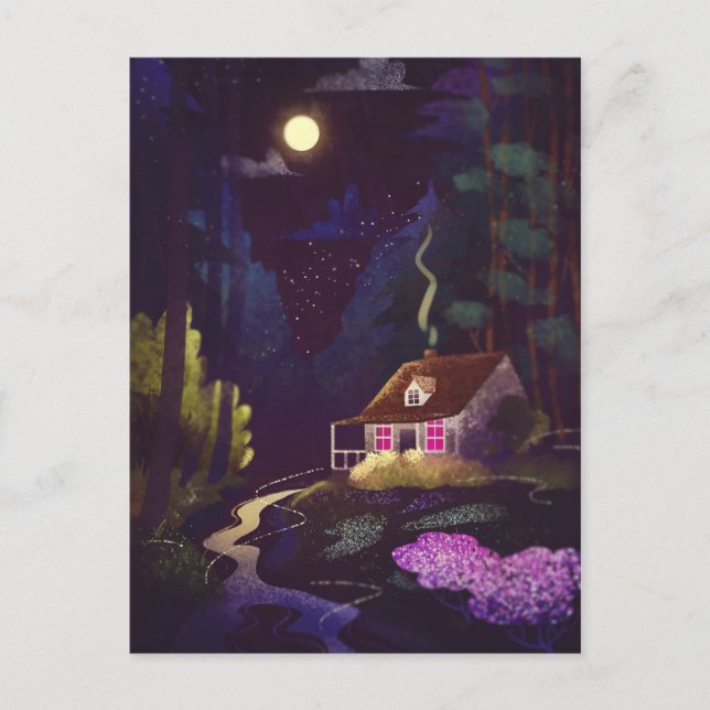 Cosy Country House Postcard (Front)