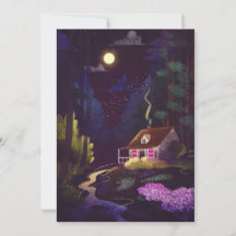 Cosy Country House Postcard