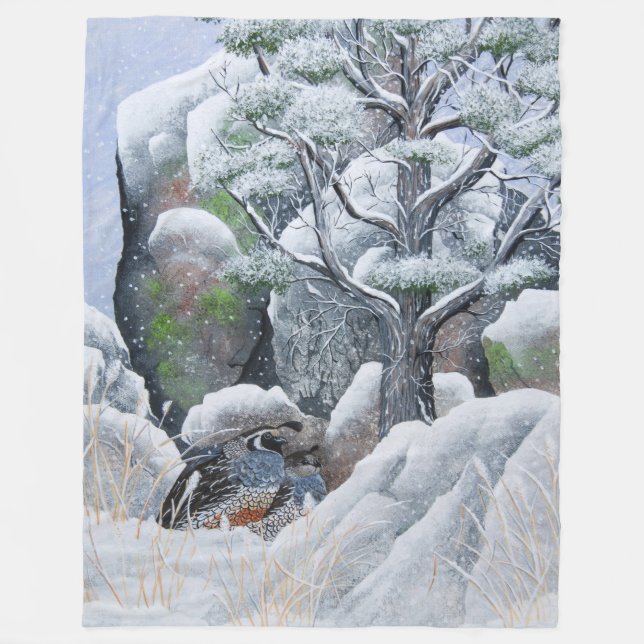 Cosy Couple Fleece Blanket (Front)