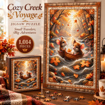 Cosy Creek Voyage Mice 1,014 Piece Jigsaw Puzzle