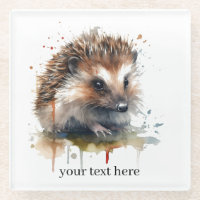 Cosy Critter: Hedgehog in Watercolor, custom