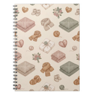 Cosy Crochet & Knitting Vintage Cottagecore Notebook