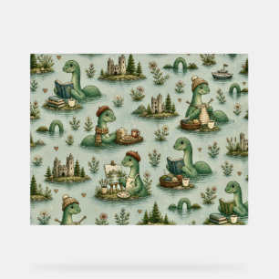 Cosy Cryptids Nessie Loch Ness Monster hobbies  Acrylic Sign