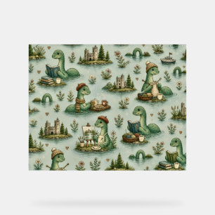 Cosy Cryptids Nessie Loch Ness Monster hobbies  Acrylic Sign