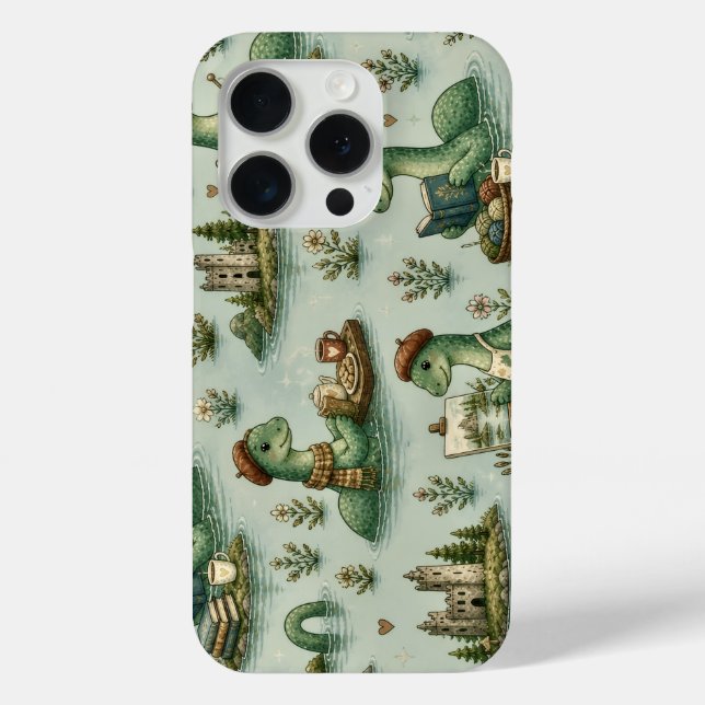 Cosy Cryptids Nessie Loch Ness Monster hobbies  Case-Mate iPhone Case (Back)