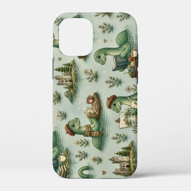 Cosy Cryptids Nessie Loch Ness Monster hobbies  Case-Mate iPhone Case (Back)