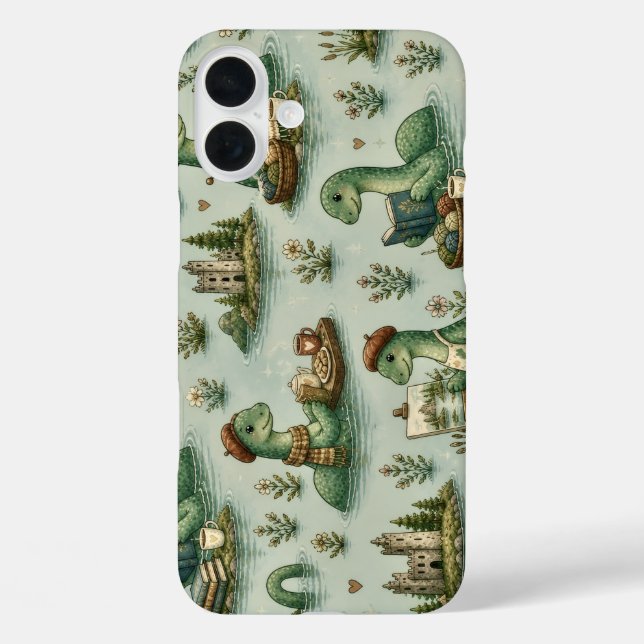 Cosy Cryptids Nessie Loch Ness Monster hobbies  Case-Mate iPhone Case (Back)