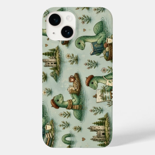Cosy Cryptids Nessie Loch Ness Monster hobbies  Case-Mate iPhone Case (Back)