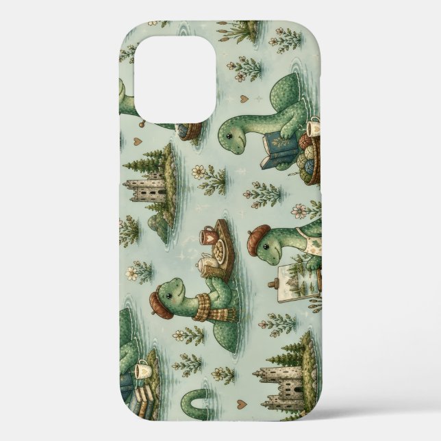 Cosy Cryptids Nessie Loch Ness Monster hobbies  Case-Mate iPhone Case (Back)