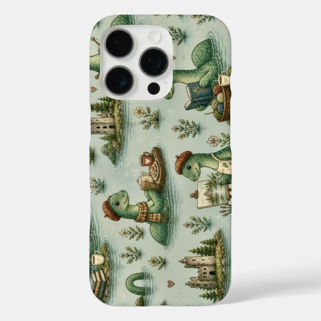 Cosy Cryptids Nessie Loch Ness Monster hobbies  Case-Mate iPhone Case (Back)