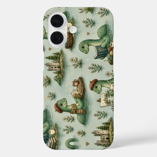 Cosy Cryptids Nessie Loch Ness Monster hobbies  Case-Mate iPhone Case (Back)