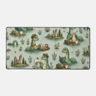 Cosy Cryptids Nessie Loch Ness Monster hobbies  Desk Mat
