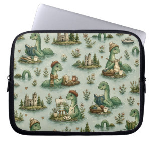 Cosy Cryptids Nessie Loch Ness Monster hobbies  Laptop Sleeve