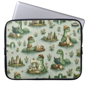 Cosy Cryptids Nessie Loch Ness Monster hobbies  Laptop Sleeve