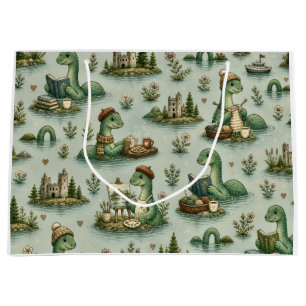 Cosy Cryptids Nessie Loch Ness Monster hobbies  Large Gift Bag