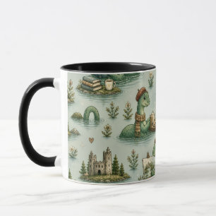 Cosy Cryptids Nessie Loch Ness Monster hobbies  Mug