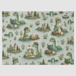 Cosy Cryptids Nessie Loch Ness Monster hobbies  Tissue Paper