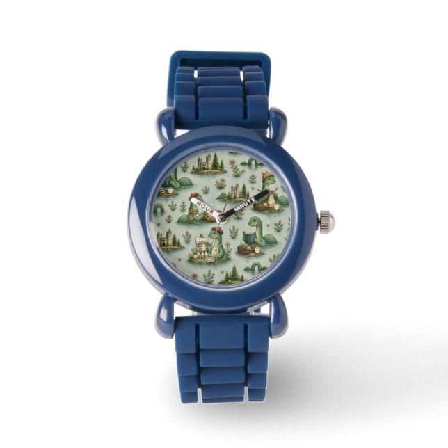 Cosy Cryptids Nessie Loch Ness Monster hobbies  Watch (Front)