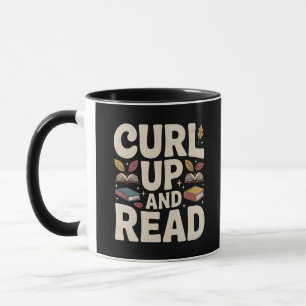 Cosy Curl Up and Read Vintage Mug