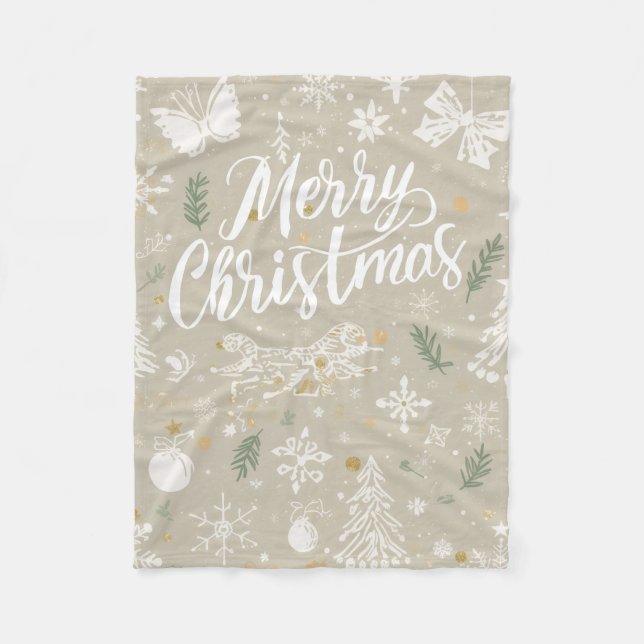 Cosy Custom Fleece Blanket - Your Design. (Front)