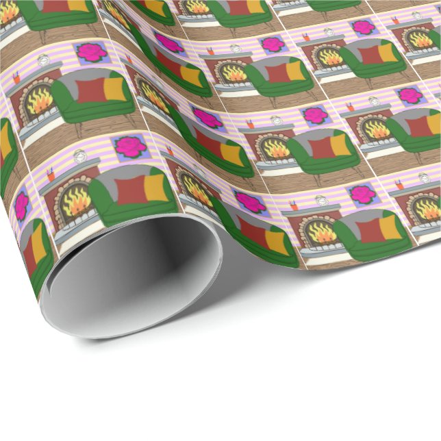 Cosy Day Wrapping Paper (Roll Corner)