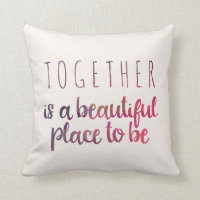 Cosy Diamond Pattern Throw Pillow