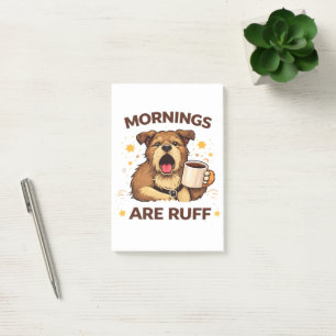 Cosy Dog Illustration Post-it Notes