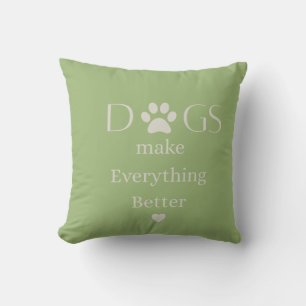 Cosy Dog Lover Pillow for the Living Room