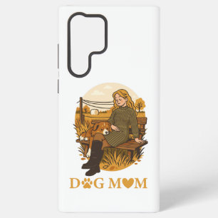 Cosy Dog Mum Bonding Moment With Her Companion Samsung Galaxy Case