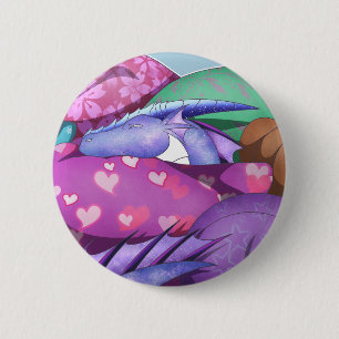 Cosy Dragon 6 Cm Round Badge