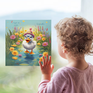 Cosy Duckling  Window Cling