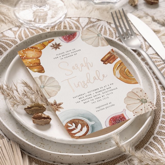 Cosy Fall Bridal Shower Brunch Rose Gold (Creator Uploaded)